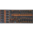 BW 2400S-XLO9/E-XXL | BW 2400S-XLO9/E-XXL Worker 9 fiókos szerszámkocsi 716 darabos szerszámkészlettel