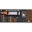 BW 2400S-XLG9/E-XXL | BW 2400S-XLG9/E-XXL Worker 9 fiókos szerszámkocsi 716 darabos szerszámkészlettel