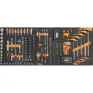 BW 2400S-XLO9/E-XXL | BW RSC24AXXL/O Worker 8 fiókos szerszámkocsi borulásgátló rendszerrel, hosszú modell 1061 darabos szerszámkészlettel