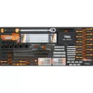 BW 2400S-XLO9/E-XXL | BW RSC24AXXL/O Worker 8 fiókos szerszámkocsi borulásgátló rendszerrel, hosszú modell 1061 darabos szerszámkészlettel