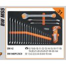 BETA BW 2400S7/5M | BW 2400S7/5M 7 fiókos szerszámkocsi + 295 DARABOS SZERSZÁMKÉSZLET