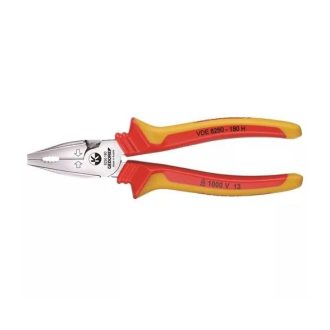   Gedore VDE erős kombinált fogó köpenyes szigeteléssel 180 mm (VDE 8250-180 H)