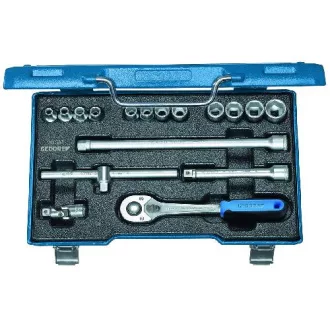   Gedore dugókulcs készlet 3/8" 17 részes 6-19 mm (30 GMU-10)