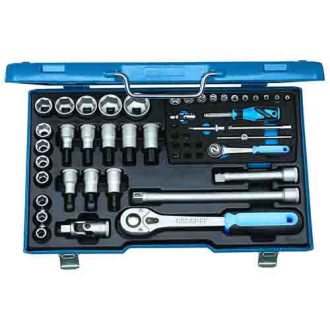   Gedore dugókulcs készlet 1/4"+1/2" 50 részes 4-30 mm (19 V20U-10)