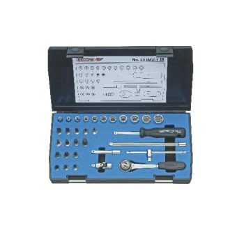   Gedore dugókulcs készlet 1/4", 32 részes, hatszög IN-IS-PH-PZ (20 IMU-3)