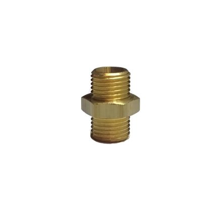02808D | Homokfúvó géphez CLEMCO vezérlő ikertömlő-höz közcsavar 1/4"-1/4" KK