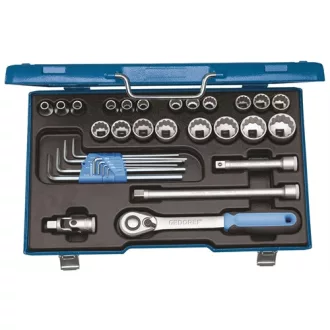   Gedore dugókulcs készlet 1/2" 31 részes 5/16-1.1/4AF (D 19 WAU-20)