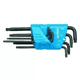   Gedore hajlított csavarkulcs készlet tartóban, 7 részes TORX T10-T40 (H 43 KTX-07)