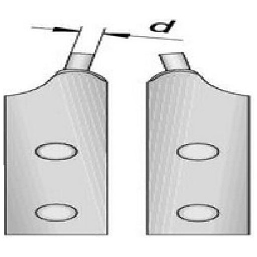 Gedore tartalék hegy pár egyenes d 4.5 mm (E-8000 J 6)