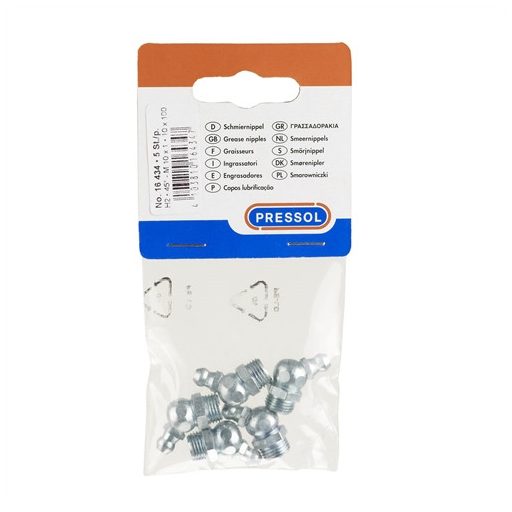 Pressol zsírzógomb M10X1 45° (5db/Klt)