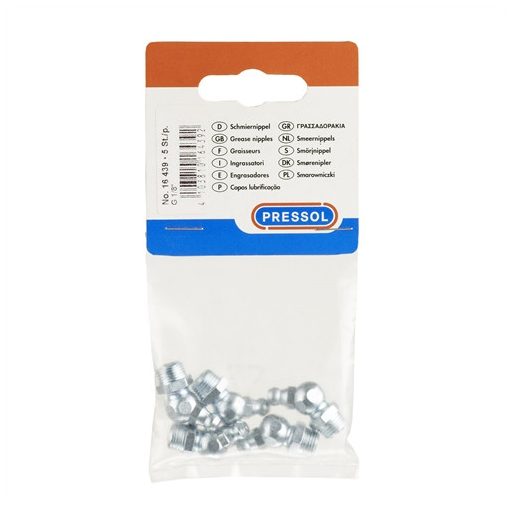 Pressol zsírzógomb G1/8 45° (5db/Klt)