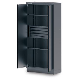   BETAC45PRO 2.0 AS2/3C|C45PRO 2.0 AS2/3C 3 fiókos, kétajtós lemez szerszámszekrény C45PRO 2.0 műhelyberendezés összeállításhoz, konzolos