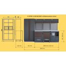 C45PRO 2.0 W/268UT | C45PRO 2.0 W/268UT Műhelyberendezés 268 db szerszámmal