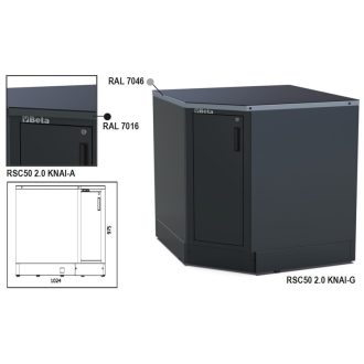   BETARSC50 2.0 KNAI-A|RSC50 2.0 KNAI-A Alsó sarok modul az RSC50 2.0 műhelyberendezés összeállításhoz