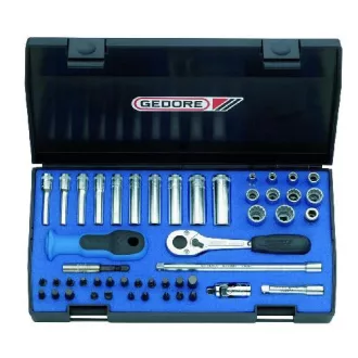   Gedore dugókulcs készlet 1/4" 49 részes UD-IN-IS-PH-PZ-TX-XZN (20 LMU-10)