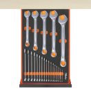 BETAC58BC-X2,1 4C/O|C58BC-X2,1 4C/O Rozsdamentes acéllal fedett MDF munkalapos munkapad, 2,1 m széles, 4 fiókkal