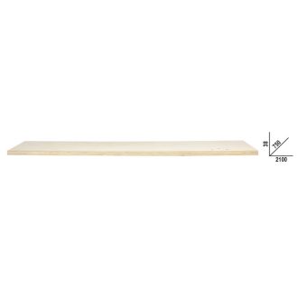   BETAC58PLT-W 2,1|C58PLT-W 2,1 Rétegelt fa munkalap (2100x750 mm) a C58BC moduláris munkapadokhoz