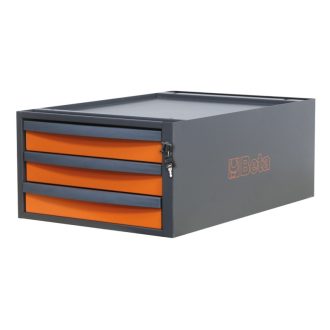   BETAC58CS/O 3C|C58CS/O 3C 3 fiókos, 257 mm magas szerszámtároló a C58BC moduláris munkapadokhoz