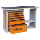 BETA C59C-R | C59C-R "Endurance"munkapad egy 6 fiókos blokkal, rövid kivitel