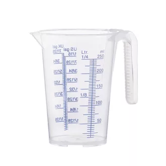 Pressol műanyag mérőedény 0.25 liter (ml skála)