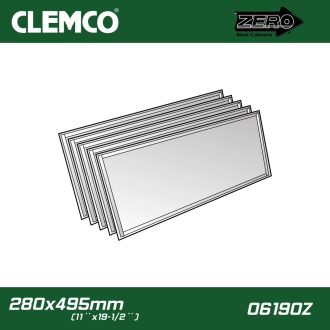   06190Z | Homokfúvó szekrényhez 5 db-os gyári kopófólia 280x495 mm - Clemco Zero