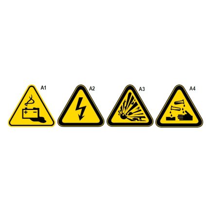 BETA 7109A/1 | BETA 7109A/1 Alumínium figyelmeztető tábla