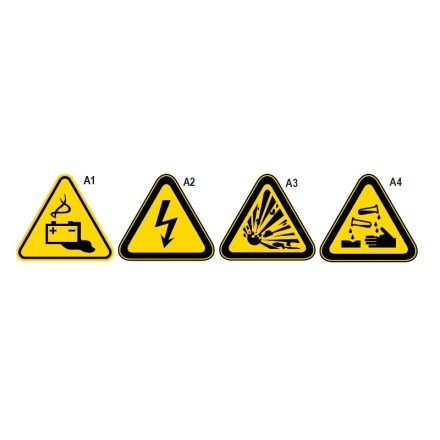 BETA 7109A/2 | BETA 7109A/2 Alumínium figyelmeztető tábla