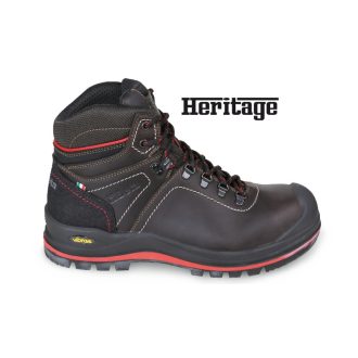   BETA 7294HM/42" | 7294 HM Heavy Duty Mérsékelten vízálló, faggyúzott full-grain bőr félcipő nagyteljesítményű VIBRAM® járófelülettel, kopásálló betéttel a saroknál, és poliuretán orrvédő 42