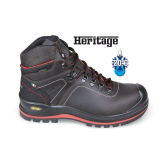   BETA 7294HMC/42 | 7294 HMC Heavy Duty Mérsékelten vízálló, faggyúzott full-grain bőr bokacipő nagyteljesítményű VIBRAM® járófelülettel, kopásálló betéttel a saroknál, és poliuretán orrvédővel  42