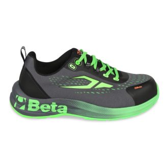   BETA7341V 37|7341V 37 RENEGADE ellenálló, szellőző szőtt vászoncipő zöld betétekkel