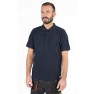 BETA7552BL M|7552BL M Három gombos munka pólóing, piqué pamut, 200 g/m3, kék