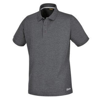   BETA7552G XXL|7552G XXL Három gombos pólóing, pamut, 200 g/m2, melanzs szürke