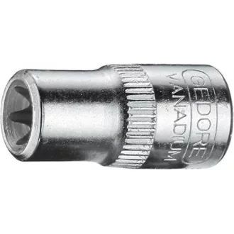   Gedore torx dugókulcs betét 1/4" külső TORX E4 (TX 20 E4) (Format katalógus)
