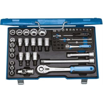   Gedore dugókulcs készlet 1/4"+1/2" 50 részes 4-30 mm (19 V20U-10) (Format katalógus)