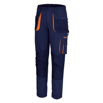 7861B 5XL Bermuda munkanadrág könnyített kivitel, kék