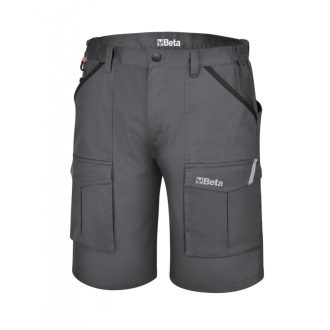 7931MG XXXL Bermuda munkanadrág, 100% pamut, szürke