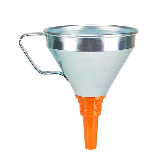 Pressol tölcsér szűrővel fehérbádog d:200 mm/3.2 l