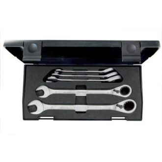   Gedore racsnis csillag-villáskulcs készlet, átkapcsolható 5 részes 8-19 mm (7 UR-005)
