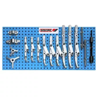   Gedore mezőgazdasági és építőipari gép javító csapágylehúzó készlet, moduláris rendszer (2.40)