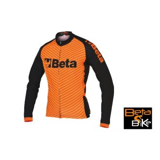   9542G BICIKLIS DZSEKI/XL | 9542G XL Téli trikó, légáteresztő szövet béléssel, hosszú cipzár, hátul három zseb, szilikon gumi a trikó szélén
