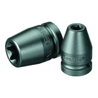   Gedore gépi TORX dugókulcs betét 1/2" külső TORX E20 (TX K 19 E20)