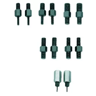   Gedore menetes illesztő adapter készlet 1 és 2 furatos alkalmazásokhoz, M10 (1.81/10)