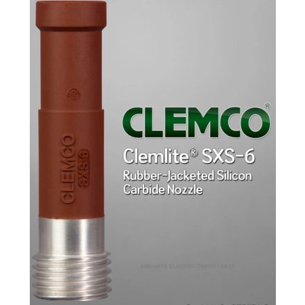 100866 | Homokfúvó géphez CLEMCO fúvóka - Szilícium-Karbid 9,5 mm x 165 mm SXS-6