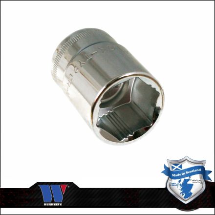 1063-16-WW | Lok-Typ Dugókulcs - crowafej 1/2" 23 mm 6 lap normál - Welzh