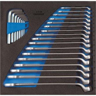   Gedore csillag-villáskulcs készlet Check-Tool modulban (1500 CT2-1 B) (Format katalógus)