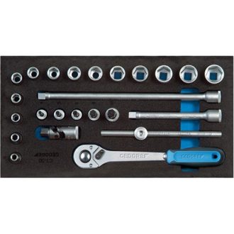   Gedore dugókulcs készlet 3/8" Check-Tool modulban (1500 CT1-30) (Format katalógus)