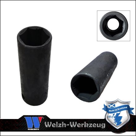 1094-10-WW | Lok-Typ Légkulcsfej - gépifej 3/8" 16 mm 6 lap hosszú - Welzh