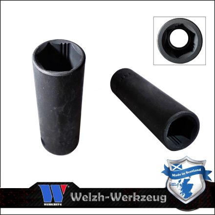 1094-5-WW | Lok-Typ Légkulcsfej - gépifej 3/8" 11 mm 6 lap hosszú - Welzh