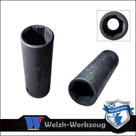 1094-6-WW | Lok-Typ Légkulcsfej - gépifej 3/8" 12 mm 6 lap hosszú - Welzh