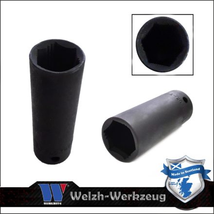 1095-10-WW | Lok-Typ Légkulcsfej - gépifej 1/2" 19 mm 6 lap hosszú - Welzh